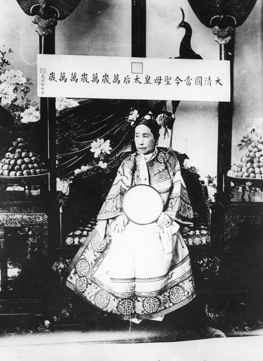 Cixi kínai özvegy császárné, 1904 alkotó: Chinese Photographer