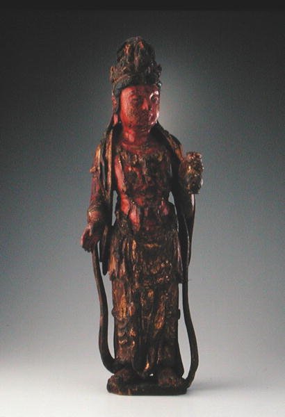 Guanyin, Song-dinasztia (960-1279) álló alakja (polikróm fa) (lásd: 208019) alkotó: Chinese School