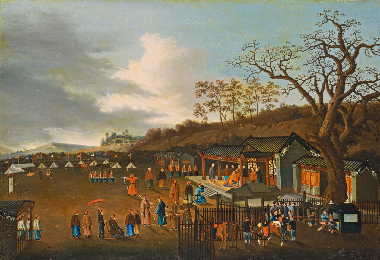 Íjászverseny alkotó: Chinese Qing Dynasty
