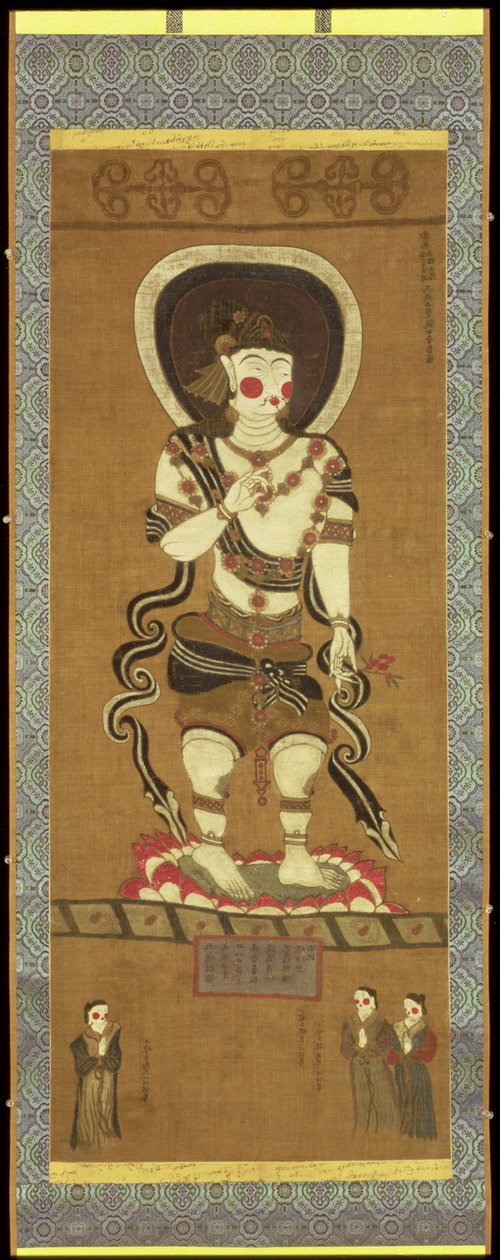 Avalokitesvara, az Együttérzés Buddhája a Mogao-barlangokból, Dunhuang, Gansu tartomány, Kína alkotó: Chinese School