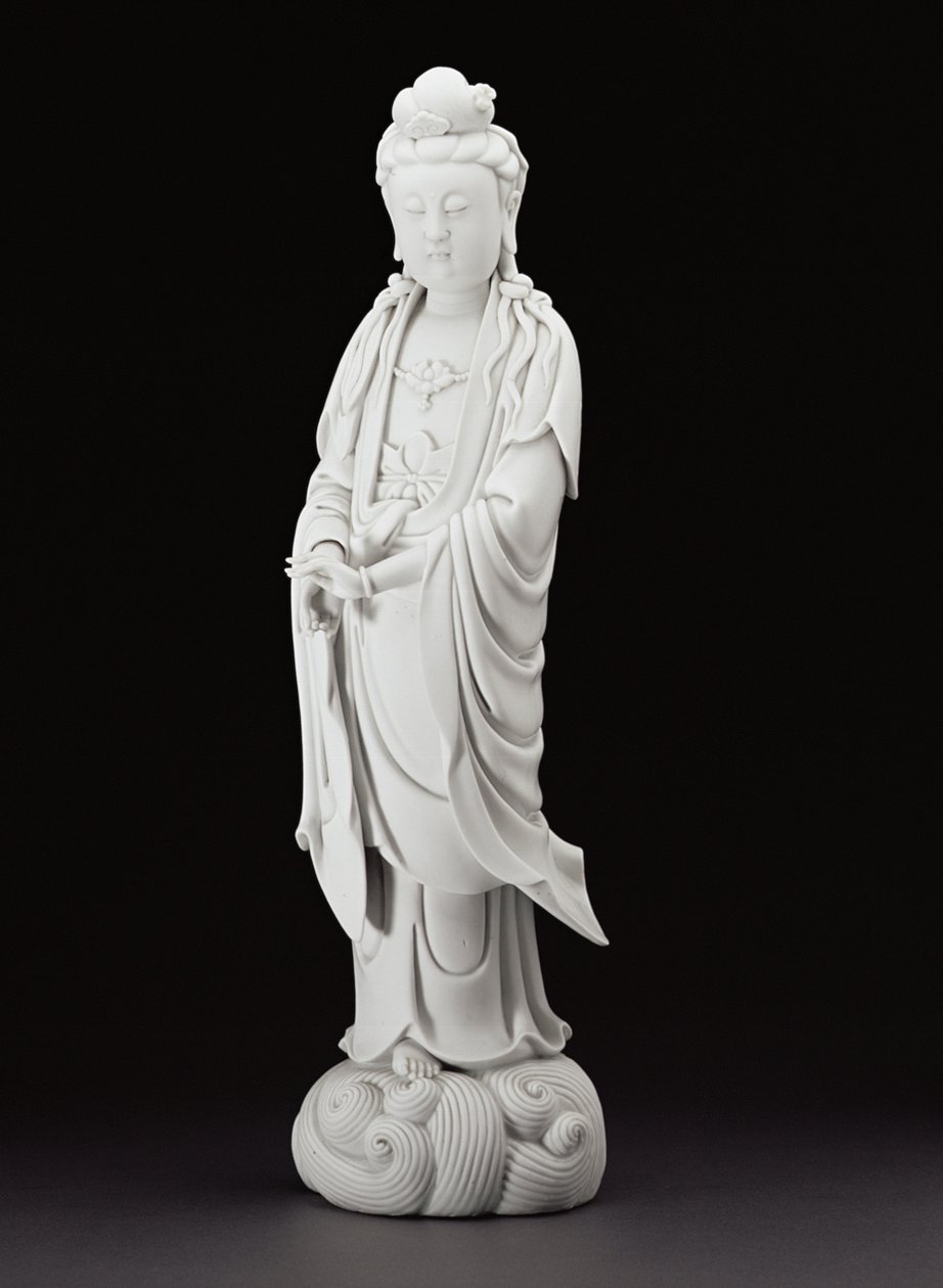 Blanc de Chine Guanyin figura, 1800 körül (porcelán) alkotó: Chinese School