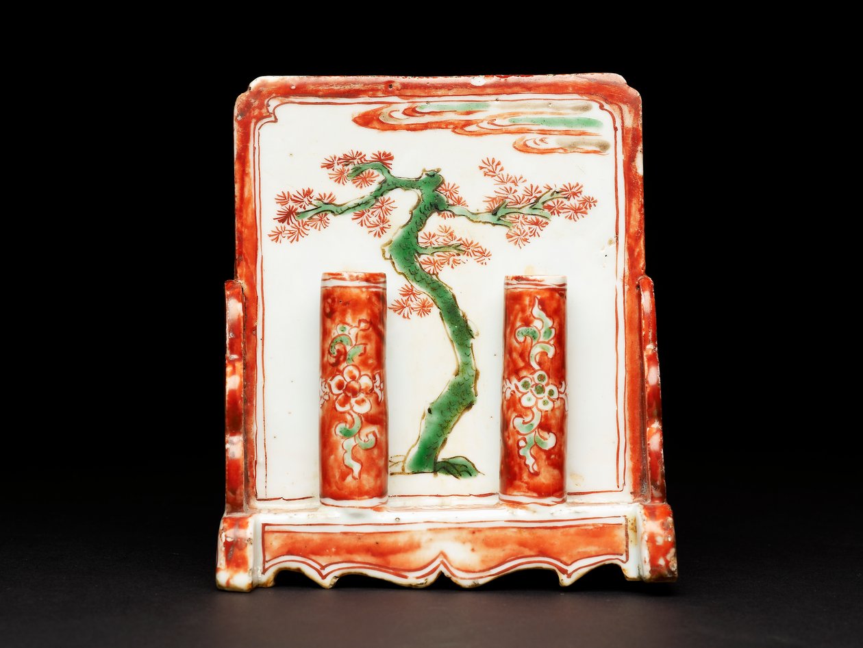 Ecsettartó (porcelán) alkotó: Chinese School