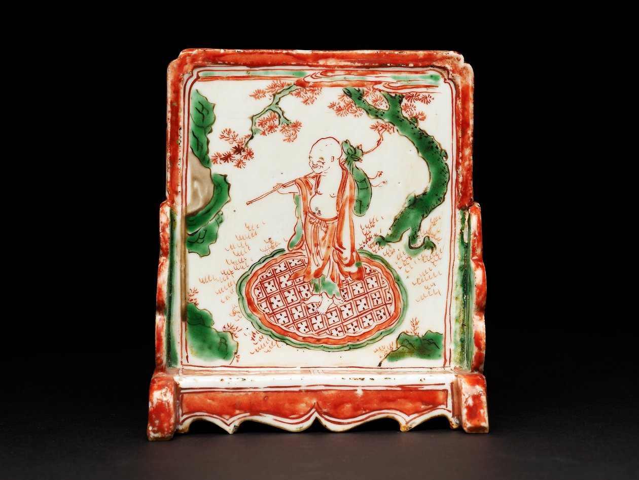 Ecsettartó (porcelán) alkotó: Chinese School