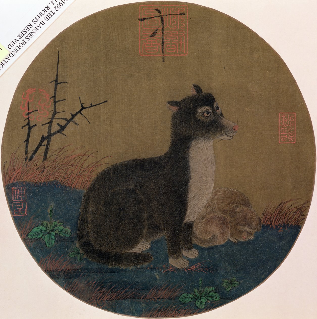 Kutyák, Hui-Tsung-dinasztia, 1100-35 alkotó: Chinese School