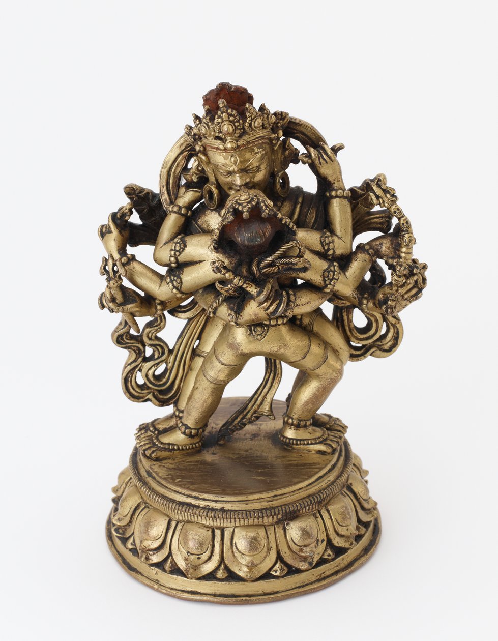 Négykarú Chakrasamvara apa-anya, a 17. század végétől a 18. század első feléig alkotó: Chinese School