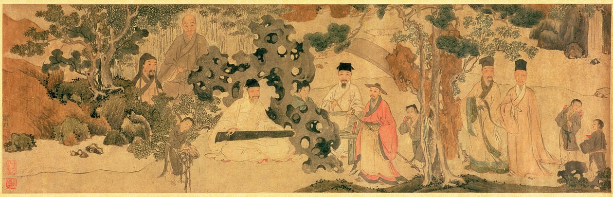 Literi összejövetel Qinglinben alkotó: Chinese School