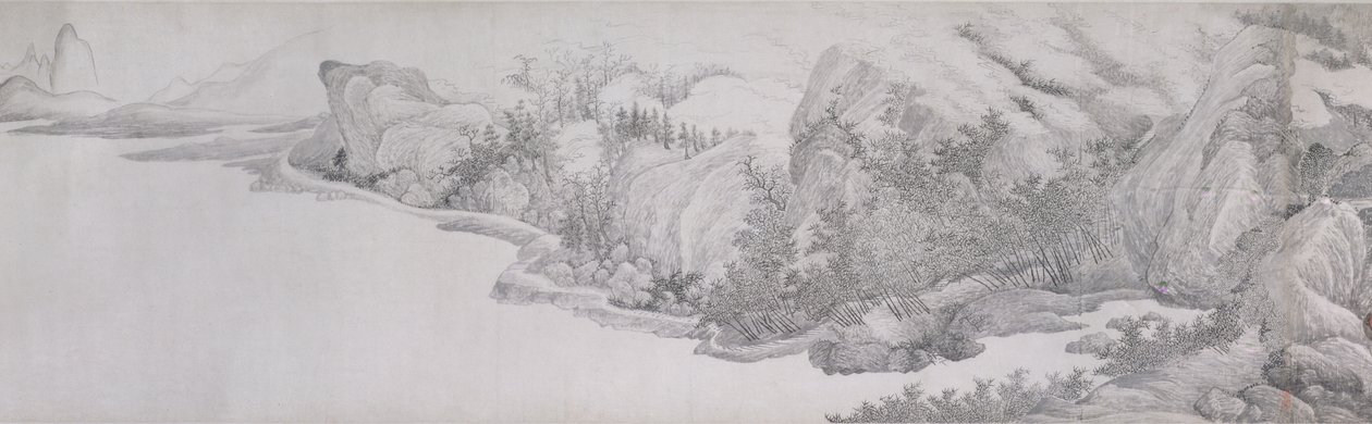 Nyár múlása a Tintatartó nádfedeles termében (tinta papíron) alkotó: Chinese School