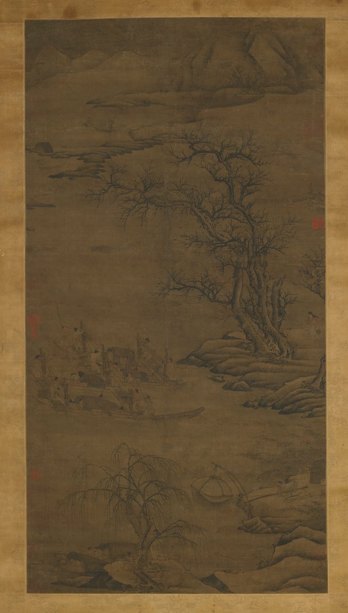Pleasures of Fishing, Ming-dinasztia alkotó: Chinese School