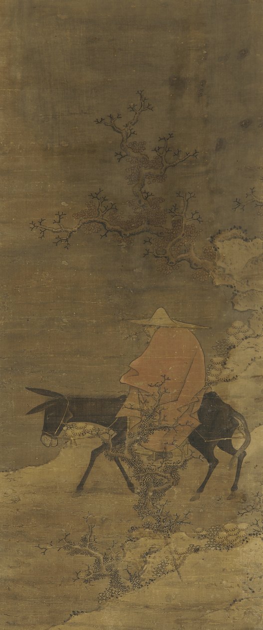Lovaglás a hóban szilvavirágok nyomában, Ming vagy Qing dinasztia, 15-18. század alkotó: Chinese School