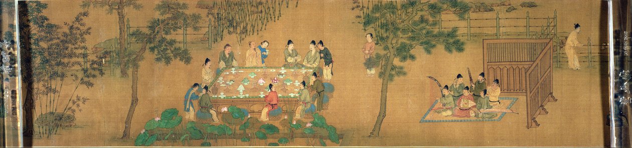 Tudósok" Összejövetel a bambuszkertben alkotó: Chinese School