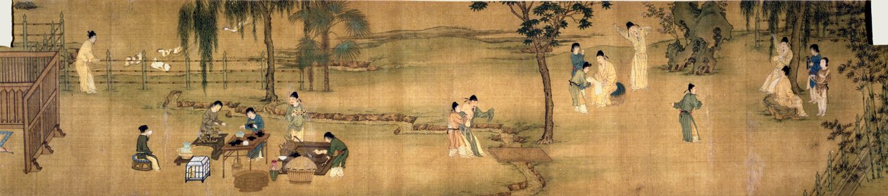 Tudósok" Összejövetel a bambuszkertben alkotó: Chinese School