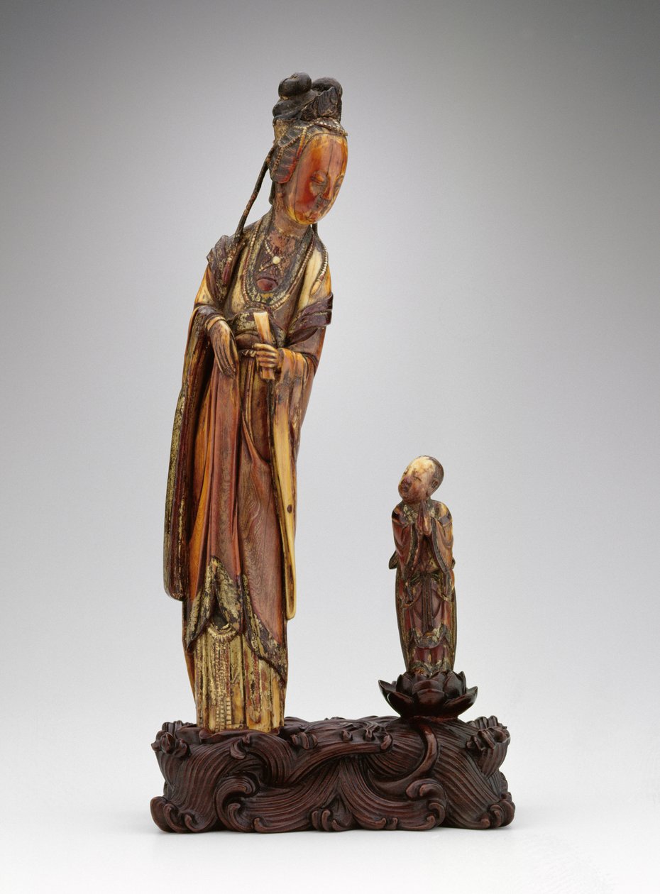 He Xiangu állandó csoportja és kísérője, Ming-dinasztia, 1580-1644 alkotó: Chinese School