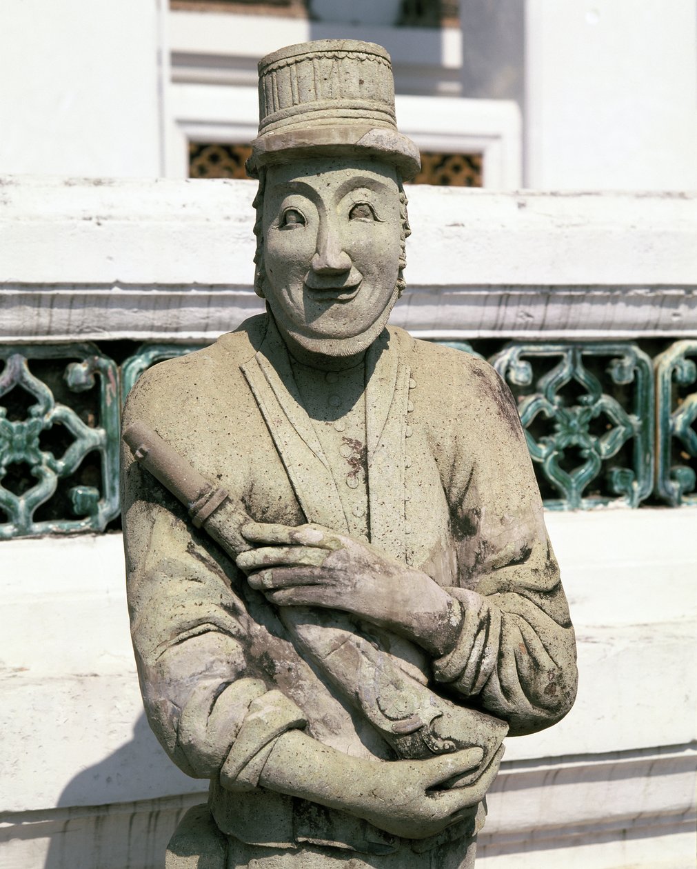 Európai katona szobra alkotó: Chinese School