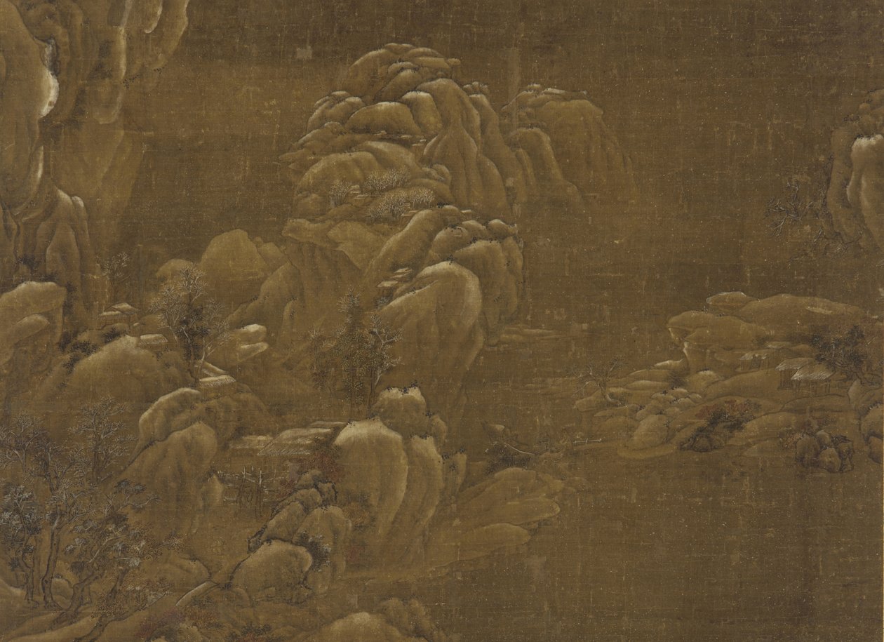 Téli táj, Ming vagy Qing dinasztia, XV-XVIII alkotó: Chinese School