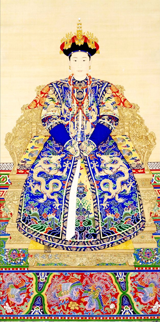 Jin GX Ian császárnő (.1681-1731), Yongzheng császár (1678-1735) első hitvese alkotó: Chinese School Chinese School