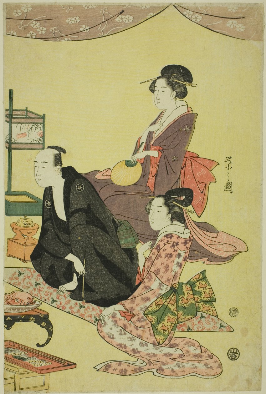 Bankett jelenet alkotó: Chobunsai Eishi