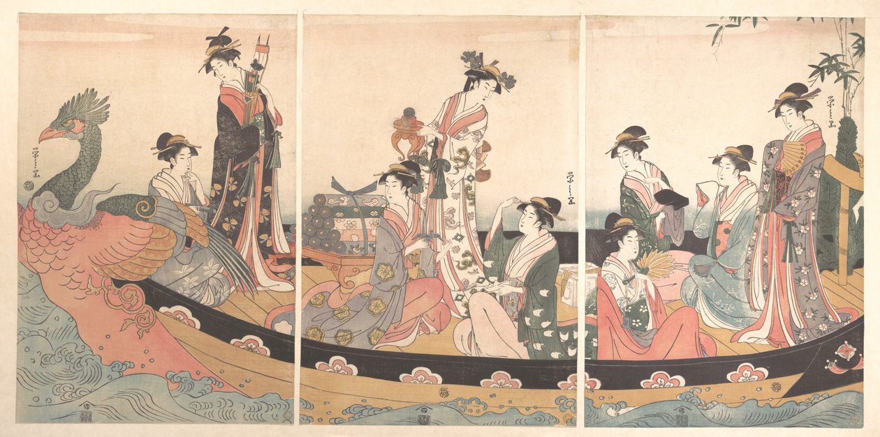 A kincses hajó alkotó: Chobunsai Eishi