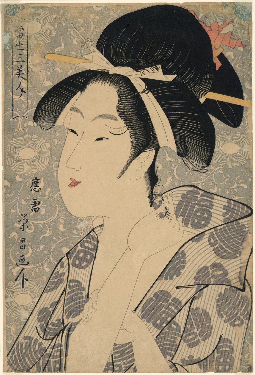 Korunk három szépsége (Tosei san bijin) alkotó: Chokosai Eisho