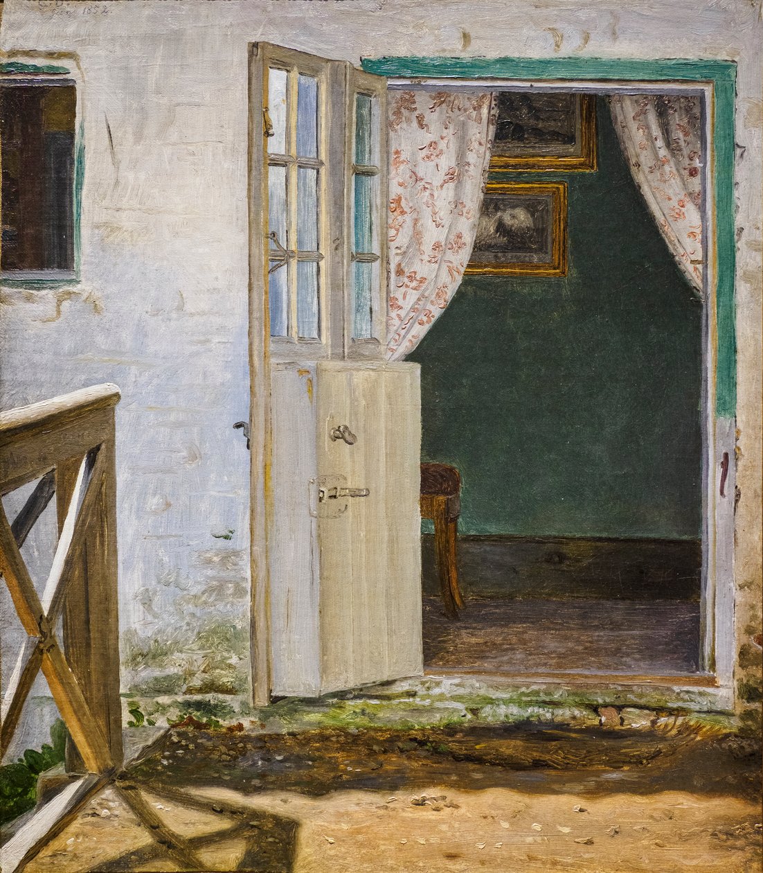 Kertbejárat a hellestedi parókián alkotó: Christen Dalsgaard