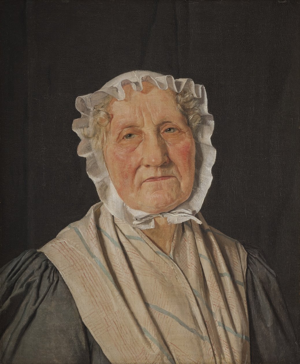 Inger Margrethe Høyen portréja, született Schrøder, a művészettörténész anyja, N.L. A magasság alkotó: Christen Købke