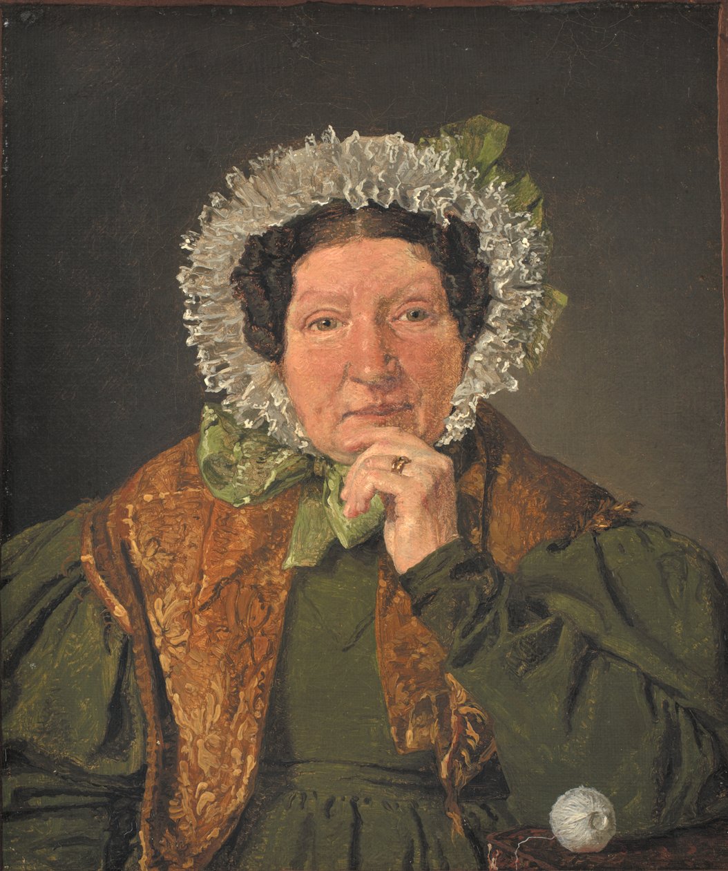 A művész édesanyjának, Cecilia Margrethe Købke portréja, szül. Petersen alkotó: Christen Købke