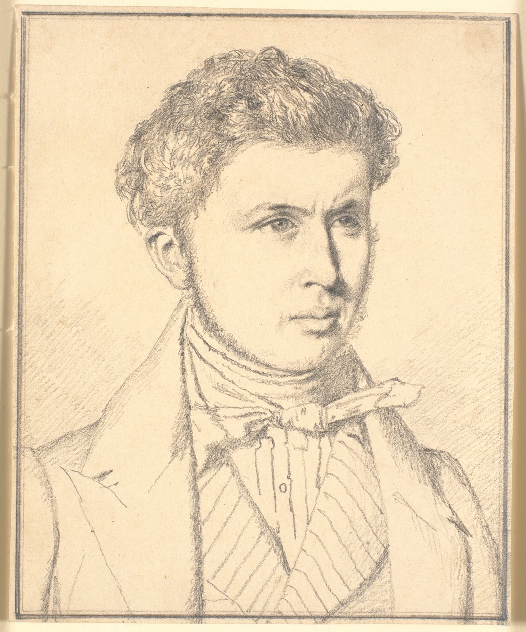 A művész testvérének, H.P.N. Købkének (1812-39) portréja alkotó: Christen Købke