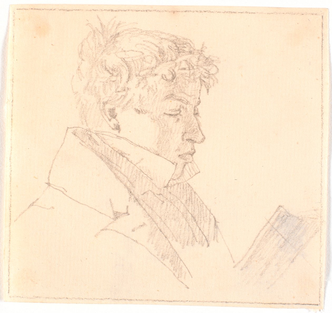 Olvasó fiatalember, a művész legidősebb testvére, Carl Adolf Købke lelkész (1804-1840) ? alkotó: Christen Købke
