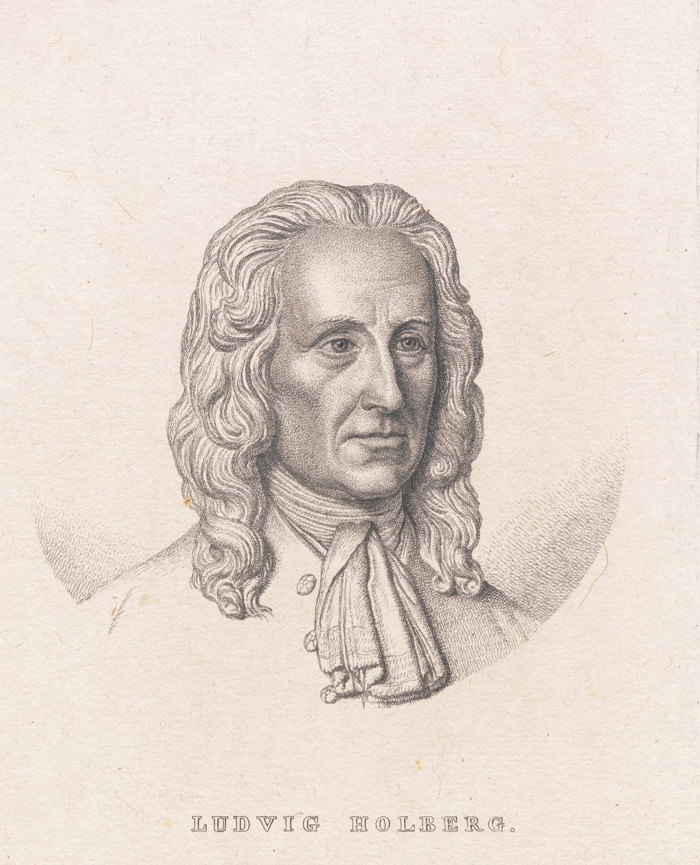 Ludvig Holberg alkotó: Christen Købke
