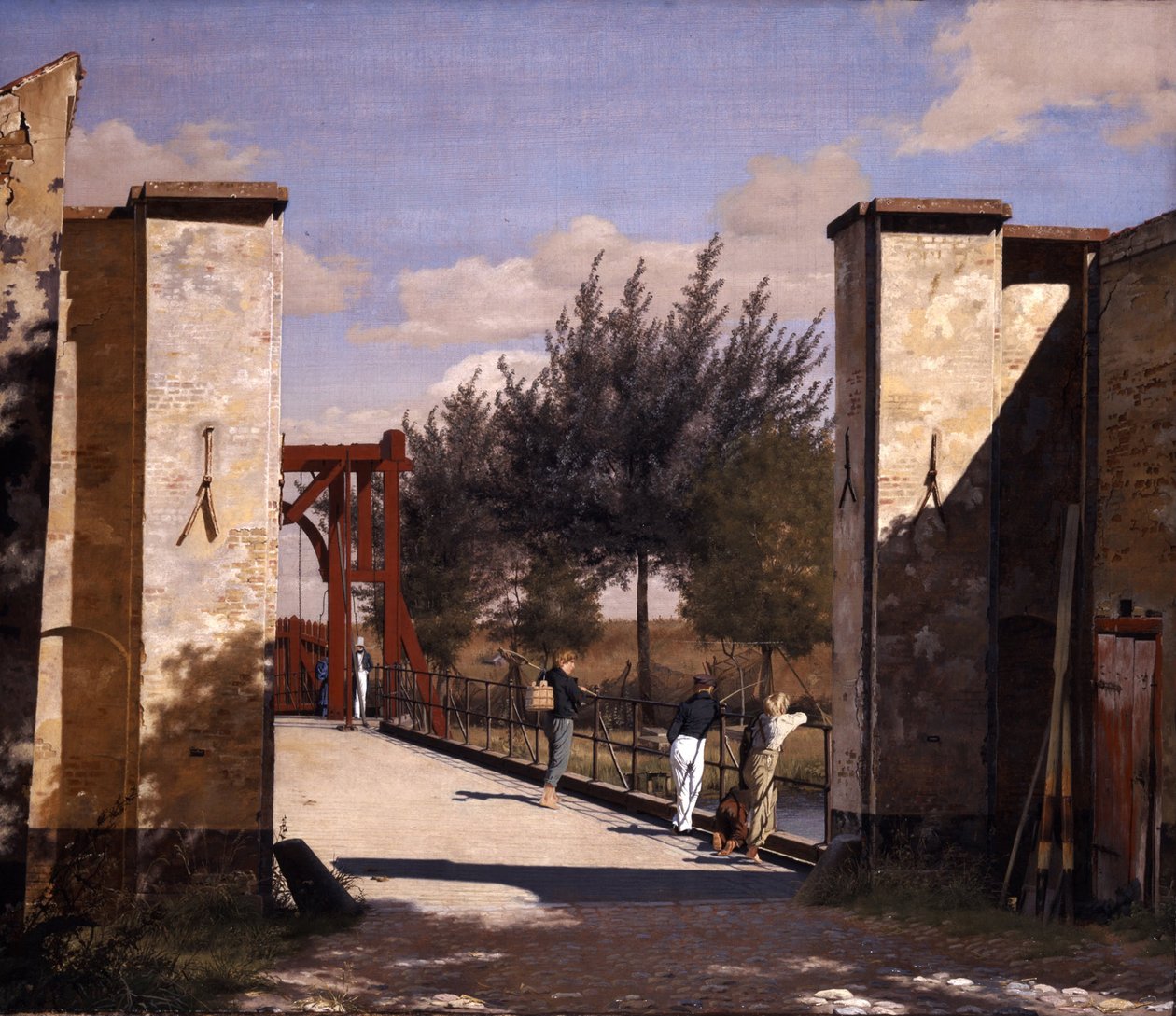 A Citadella északi kapuja, 1834 alkotó: Christen Schjellerup Købke