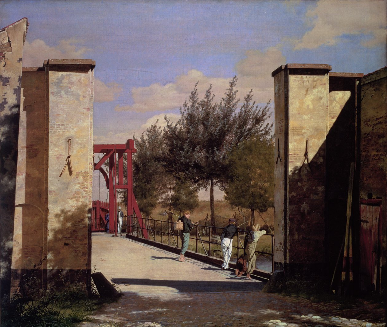 A Citadella északi kapuja, 1834 alkotó: Christen Schjellerup Kobke