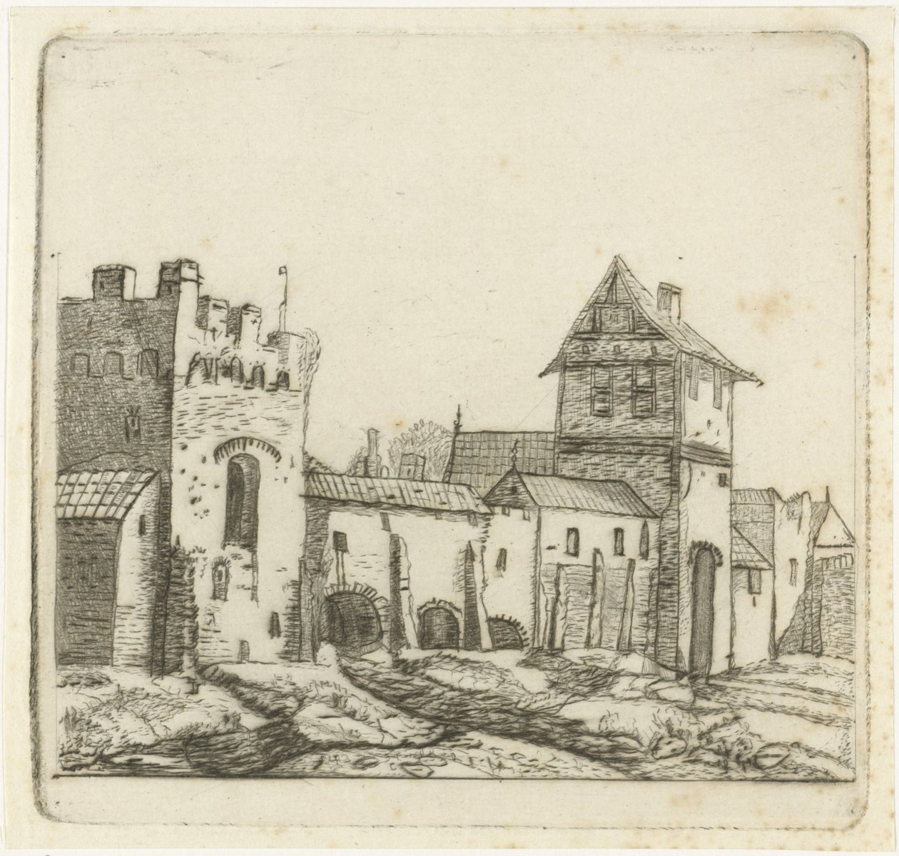 Város falak alkotó: Christiaan Friedrich Ruppe