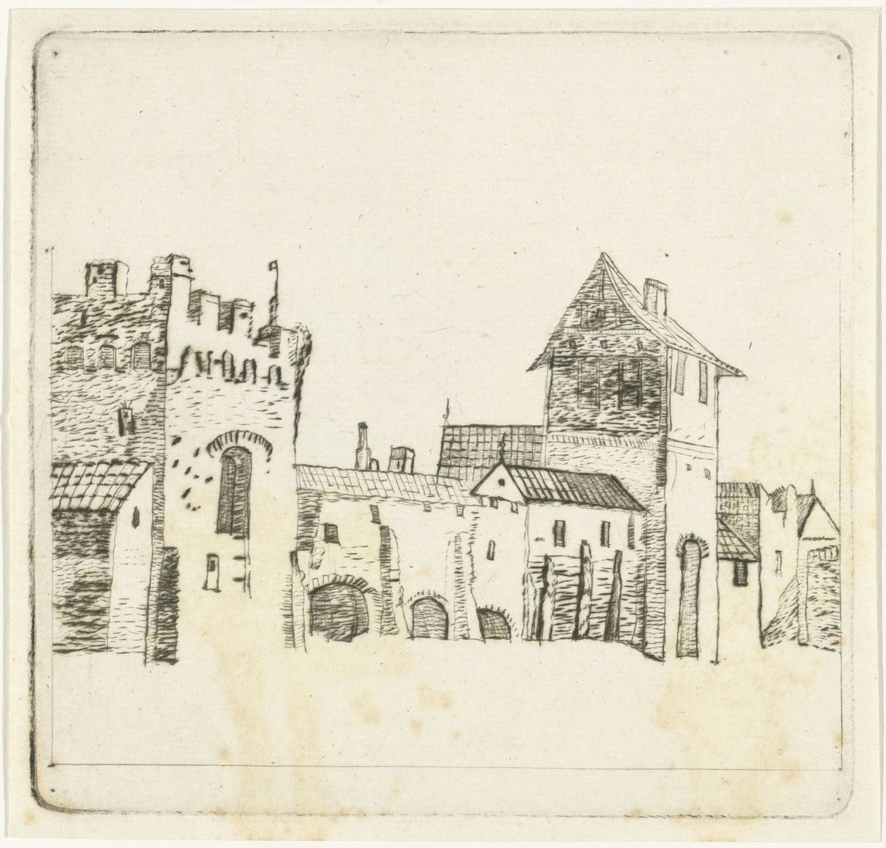 Város falak alkotó: Christiaan Friedrich Ruppe