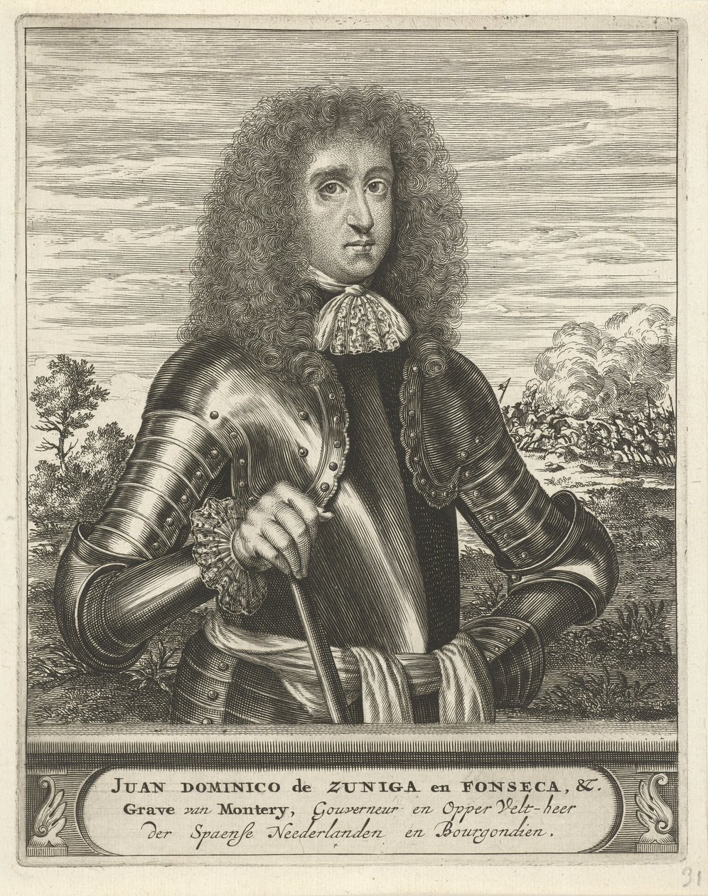 Christiaan Hagen - Juan Domingo de Zuñiga y Fonseca portréja alkotó: Christiaan Hagen