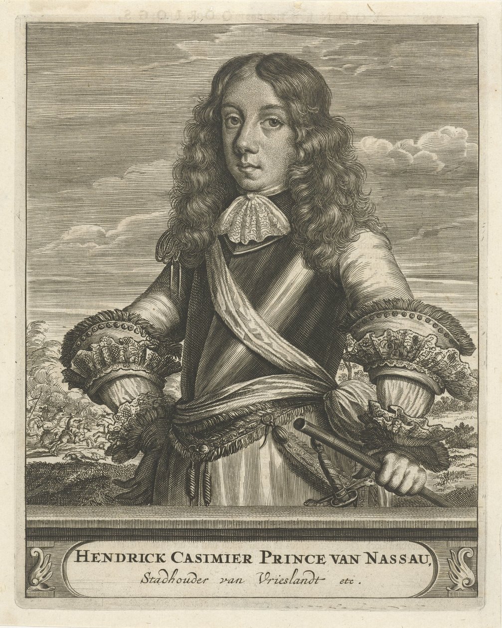 Hendrik Casimir, Nassau hercegének portréja alkotó: Christiaan Hagen
