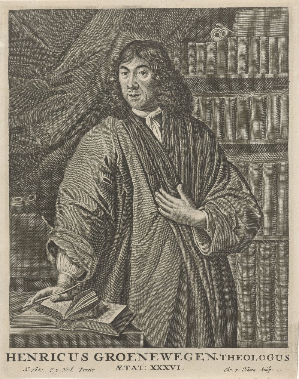 Henricus Groenewegen portréja alkotó: Christiaan Hagen