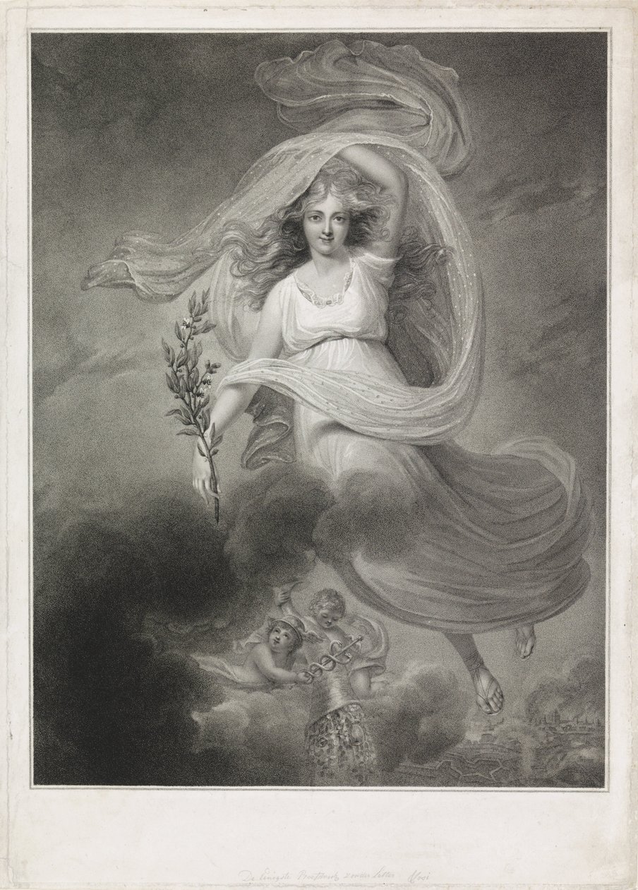 Az amiens-i béke allegóriája, 1802 alkotó: Christiaan Josi