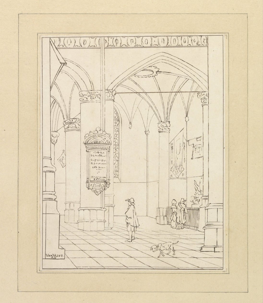 Kerkinterieur alkotó: Christiaan Josi
