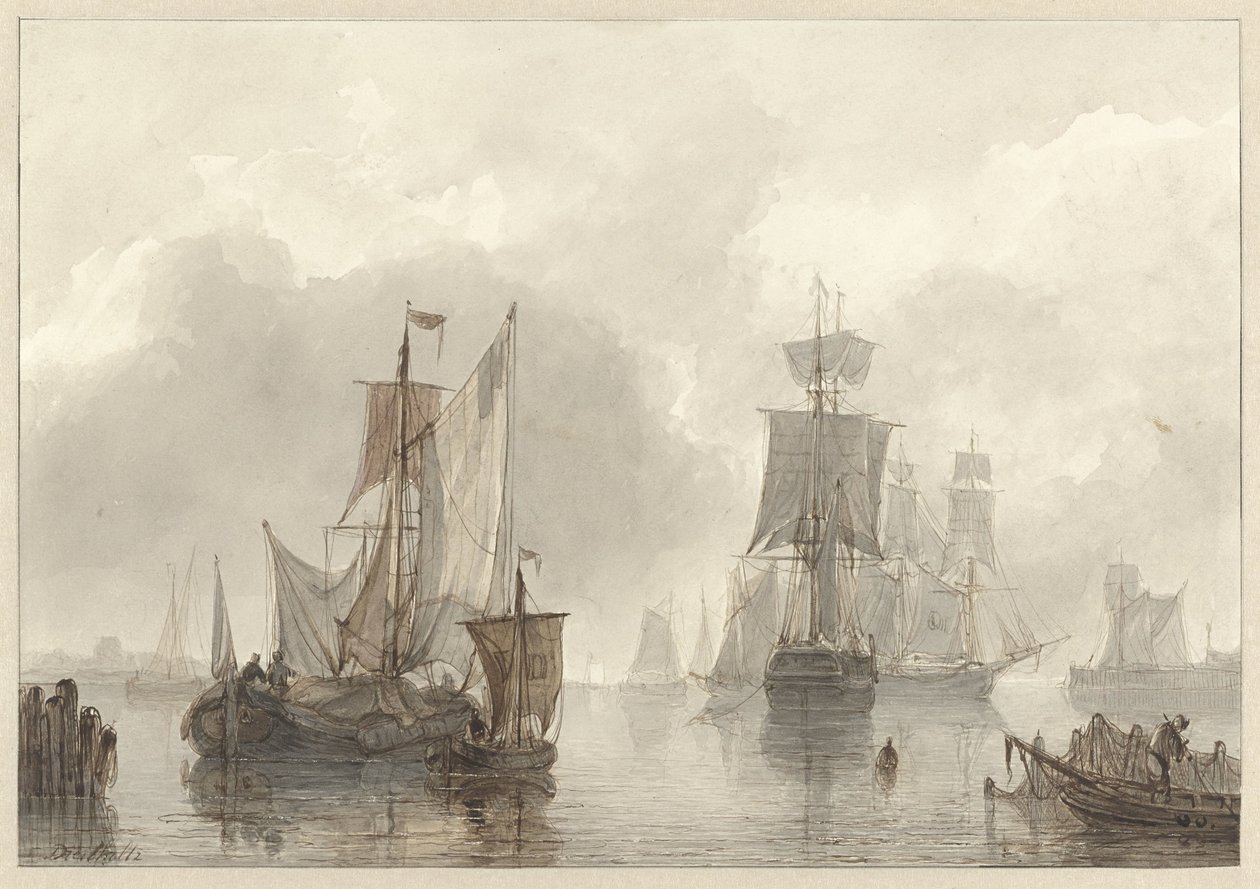 Vitorláshajók alkotó: Christiaan Lodewijk Willem Dreibholtz