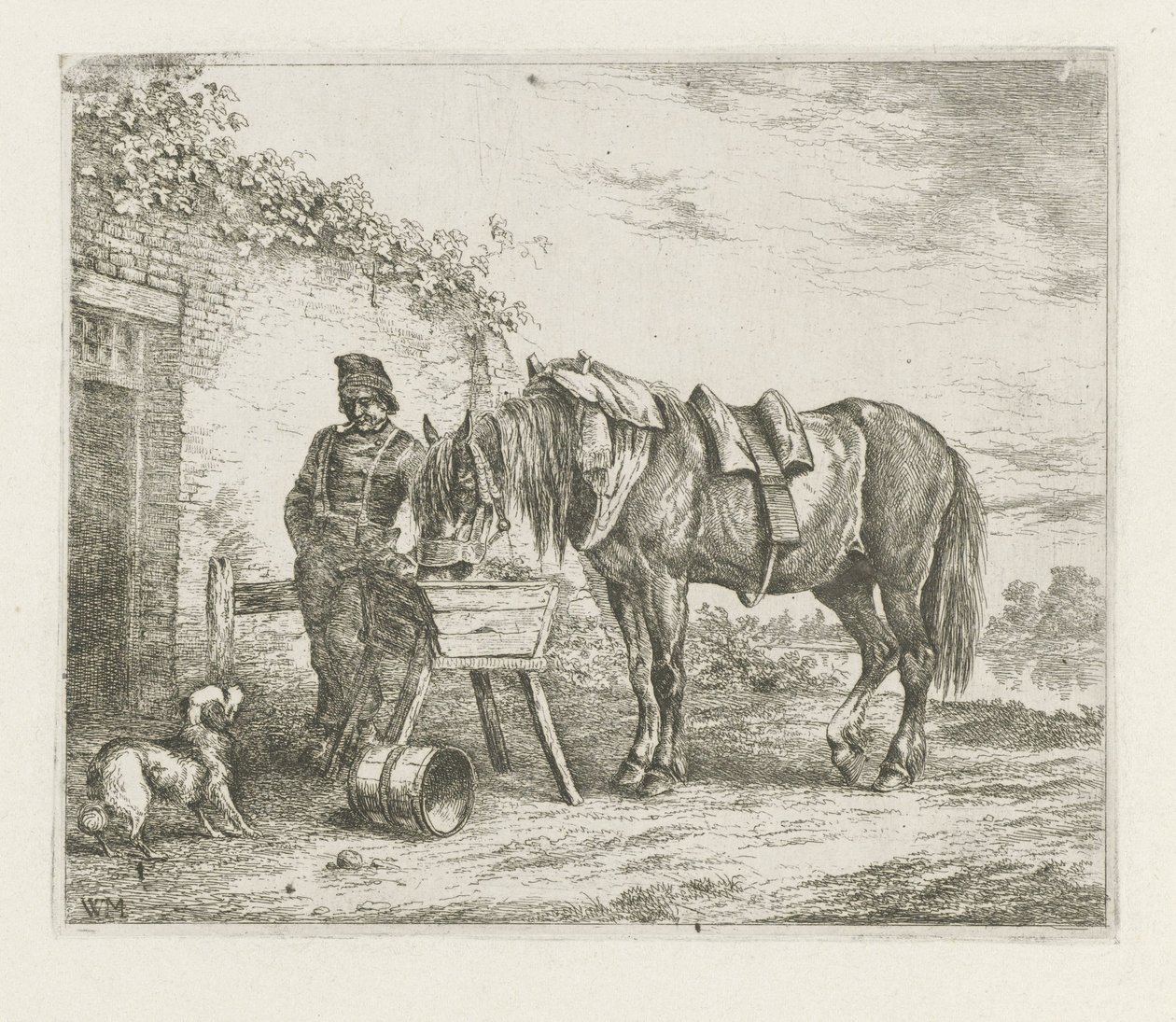 Ló a bölcsőben alkotó: Christiaan Wilhelmus Moorrees