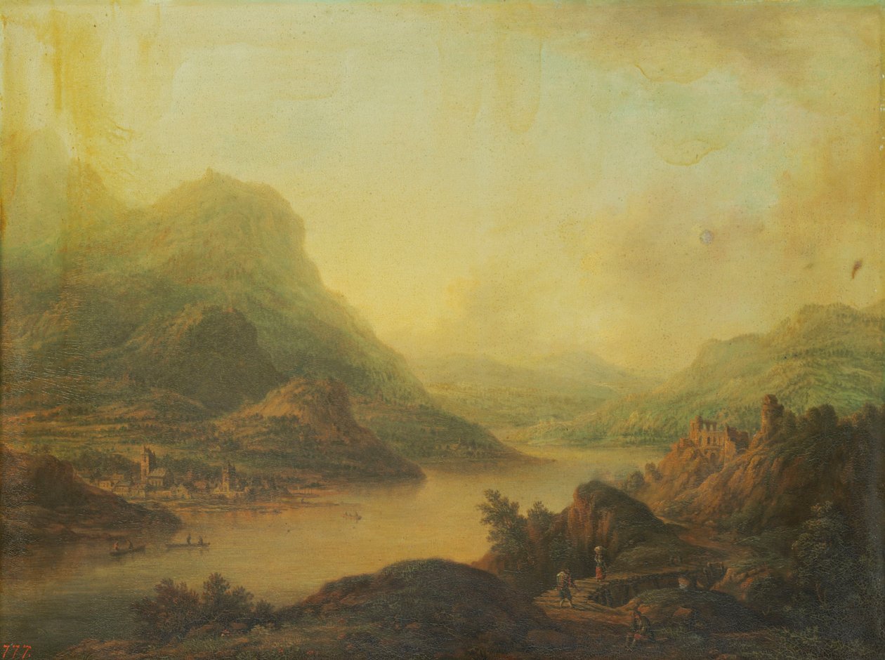 Folyami táj alkotó: Christian Georg Schutz