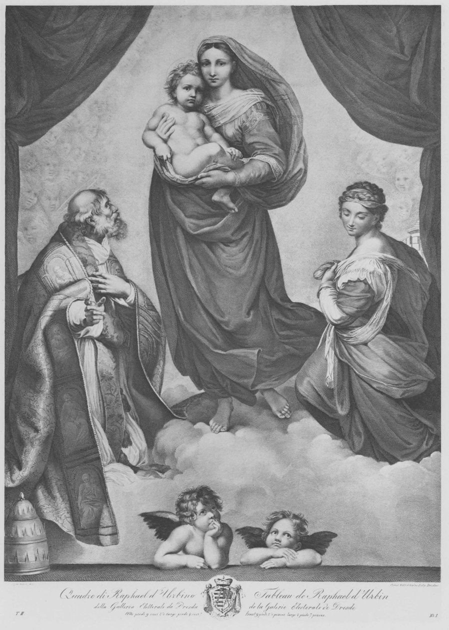 A Sixtus Madonna alkotó: Christian Gottfried Schultze