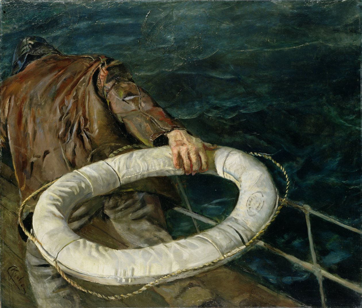 Ember a fedélzeten, 1906 alkotó: Christian Krohg