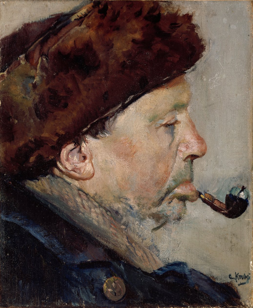 Niels Gaihede alkotó: Christian Krohg