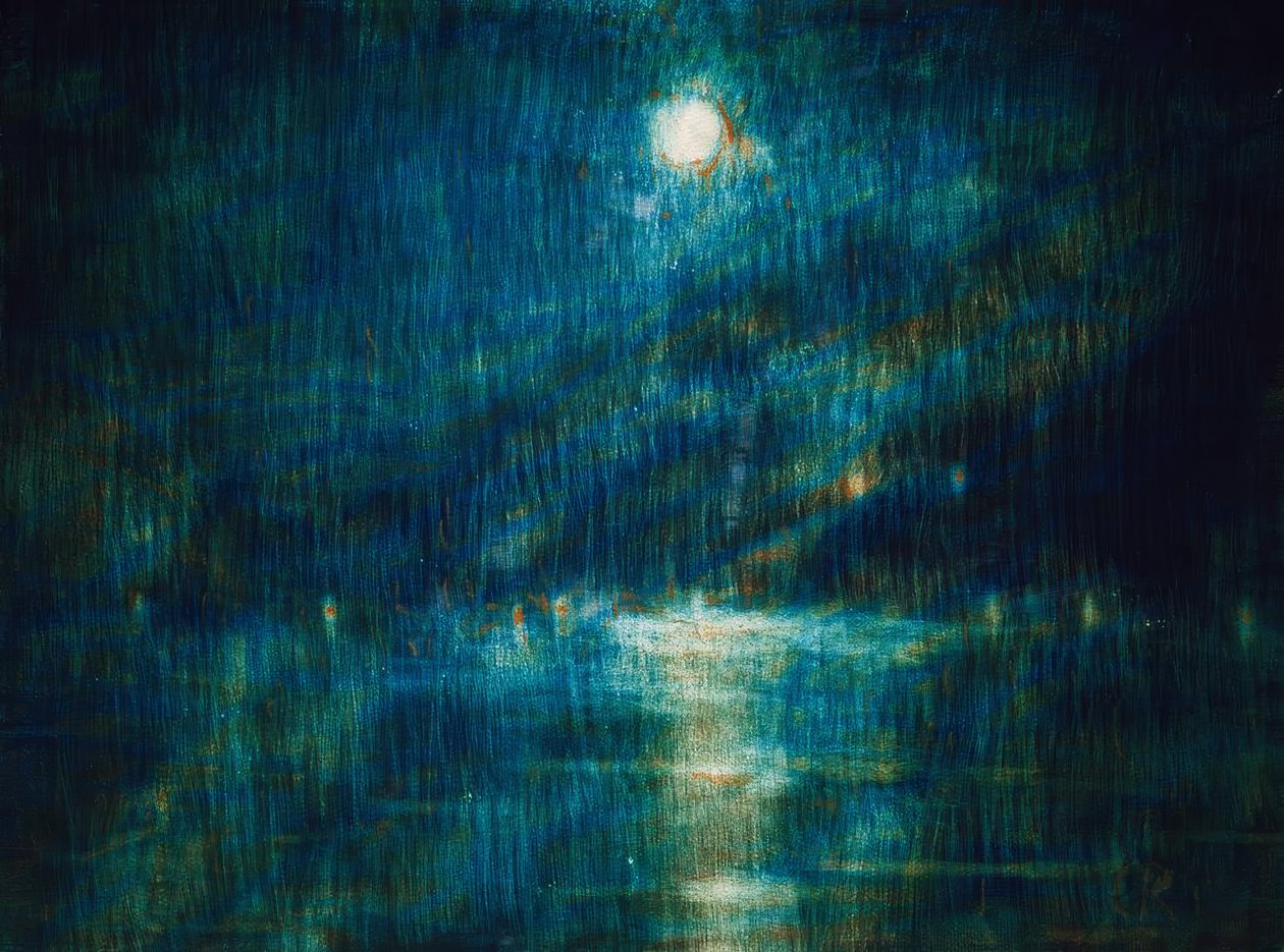 C. Rohlfs, Blue Moon Night (Ascona) alkotó: Christian Rohlfs