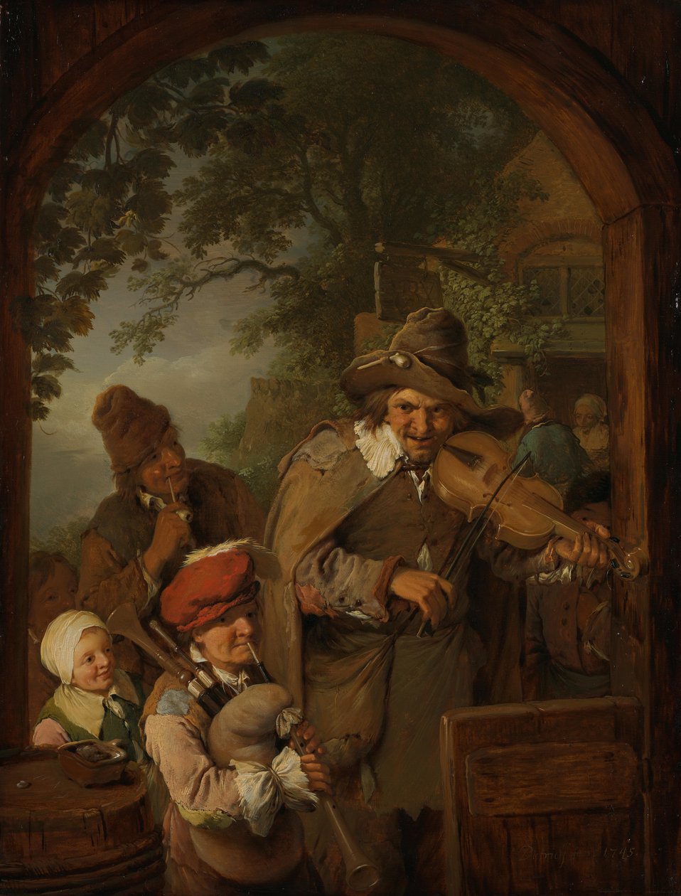 Turné zenészek alkotó: Christian Wilhelm Ernst Dietrich