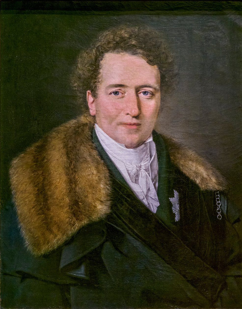 Christian Frederik herceg (olaj, vászon) alkotó: Christian-Albrecht Jensen