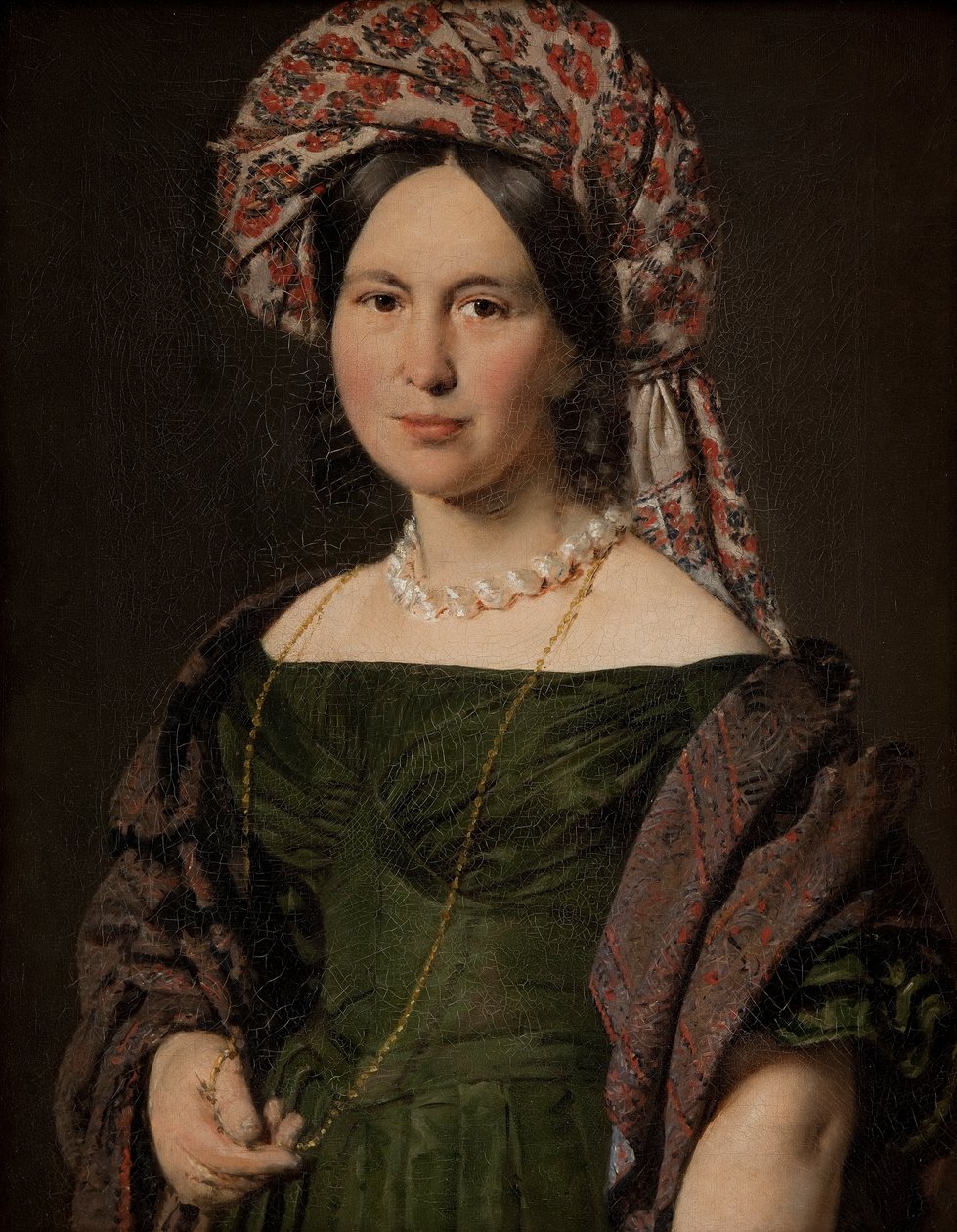 A művész felesége, Cathrine alkotó: Christian Albrecht Jensen