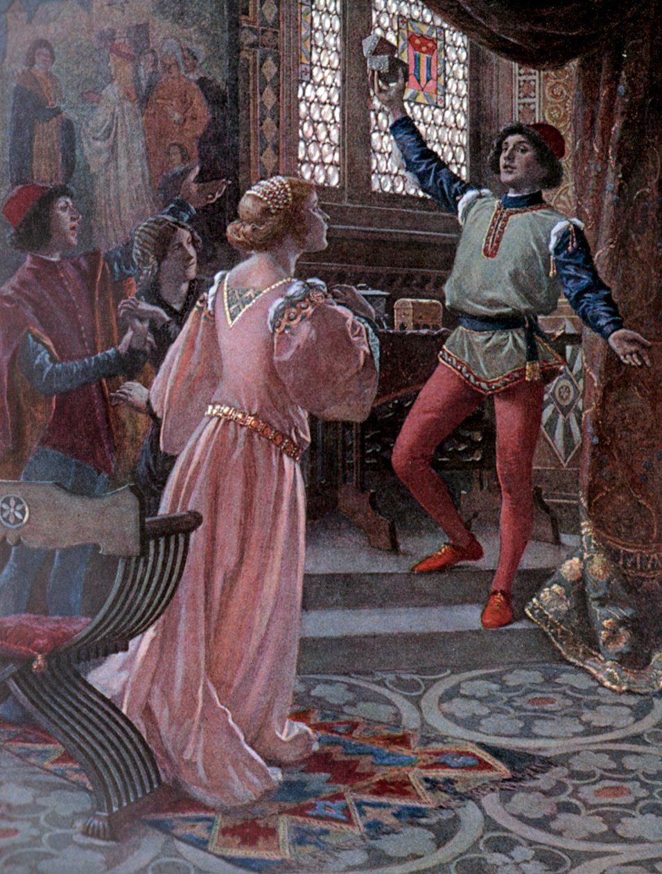 A velencei kalmár, 1900 körül (illusztráció) alkotó: Christian August Printz