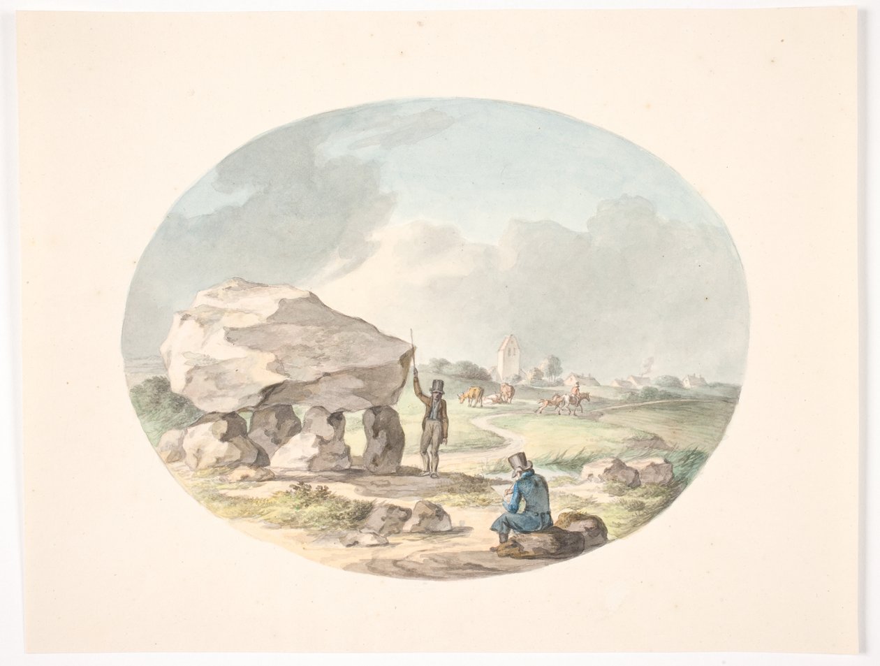 Stendysse falun kívül templommal alkotó: Christian David Gebauer