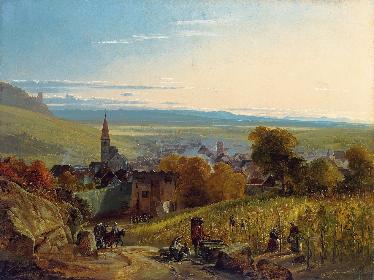 Az utazók, 1836 alkotó: Christian Ernst Bernhard Morgenstern